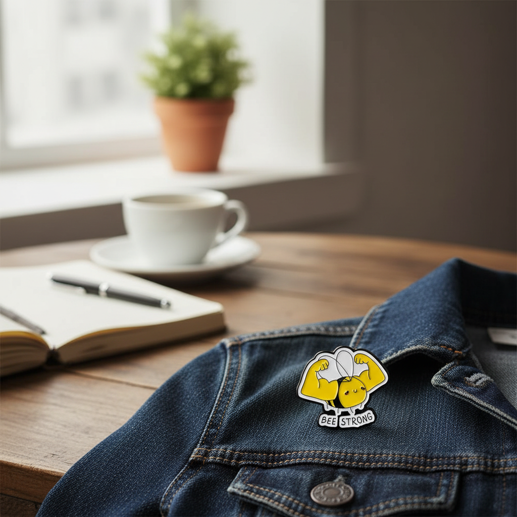 Pin's Abeille "Bee Strong”