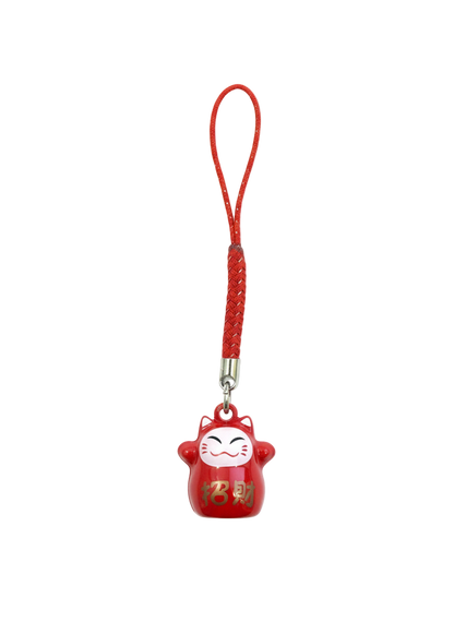 Porte clés Clochette Chat Chanceux Daruma
