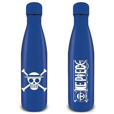 Metalen fles uit One Piece - Piratenembleem 