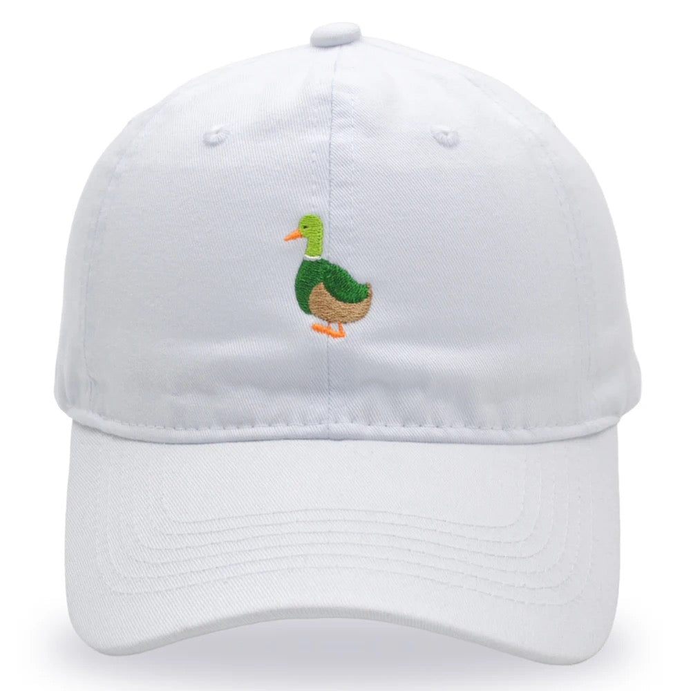 Embroidered collapse duck cap