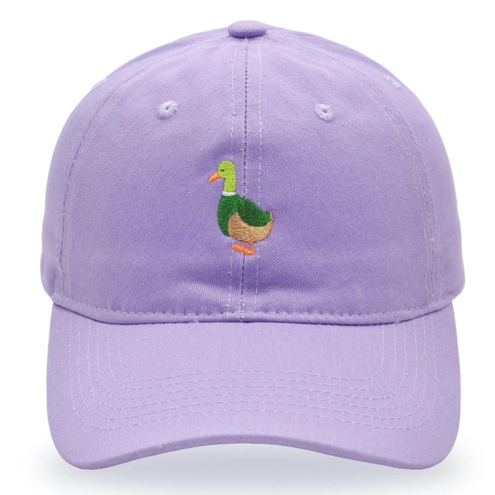 Embroidered collapse duck cap