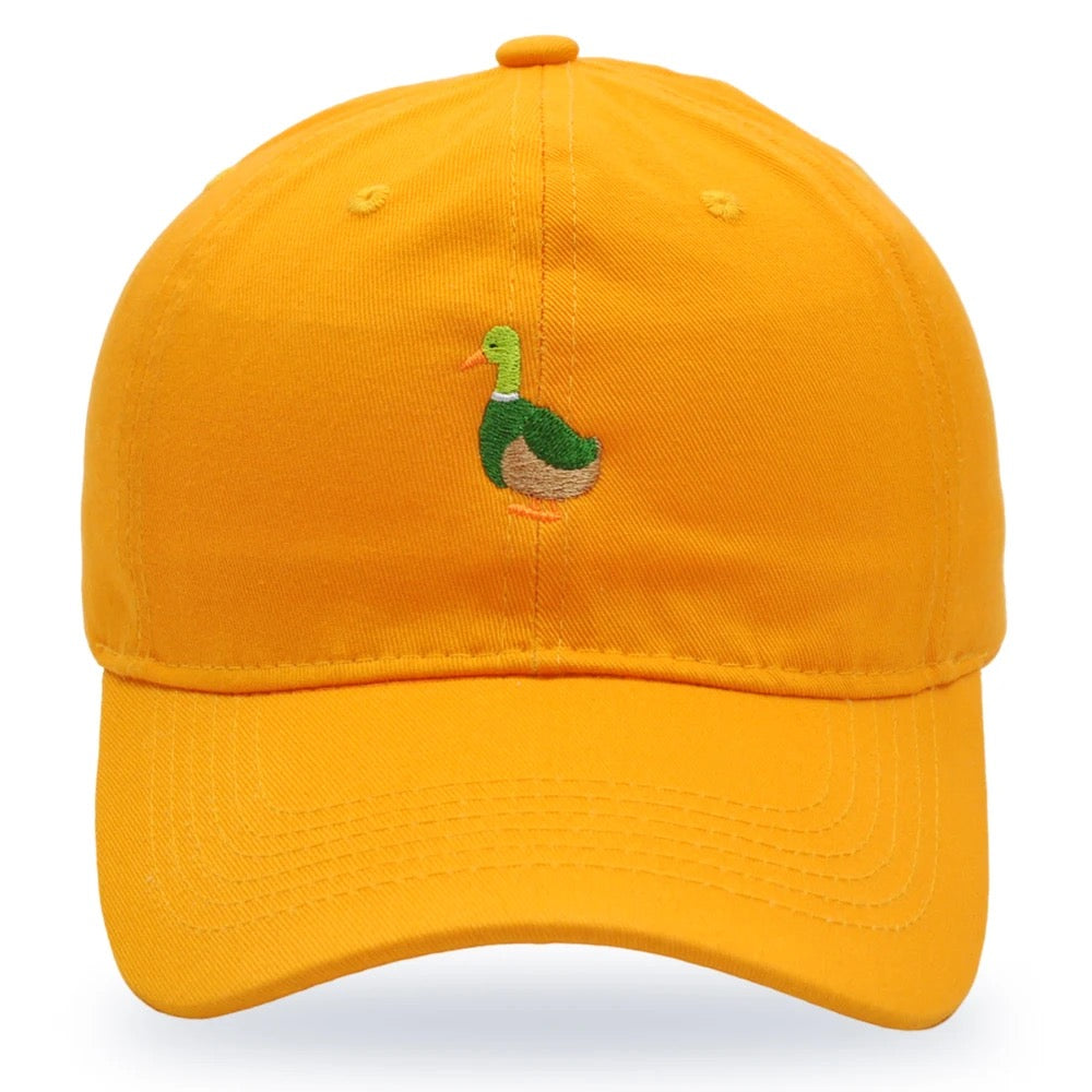 Embroidered collapse duck cap