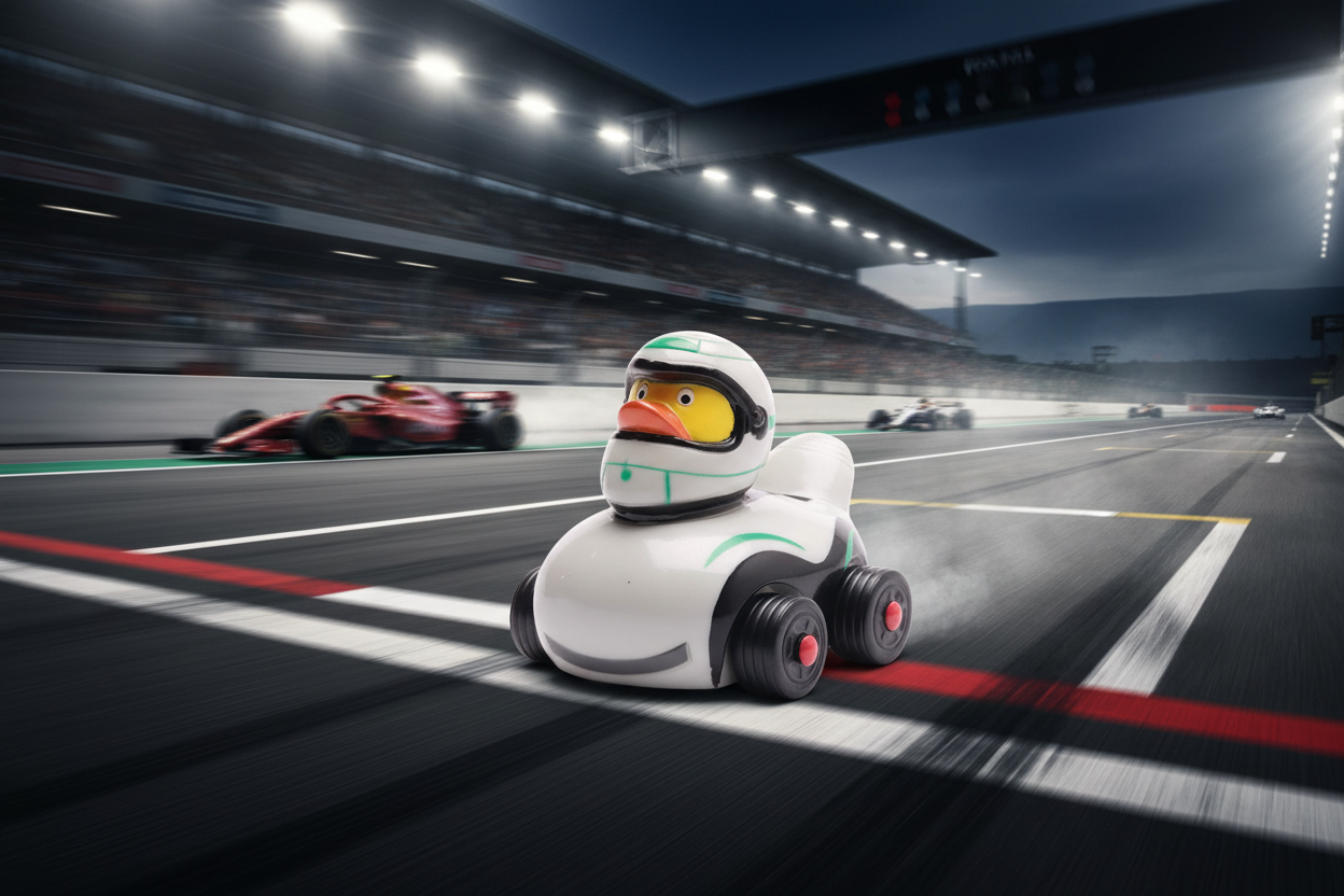 Formule 1 Eend - Zilver
