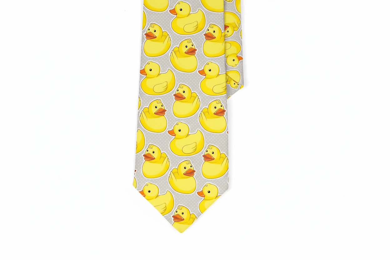 Cravate Canards Jaunes