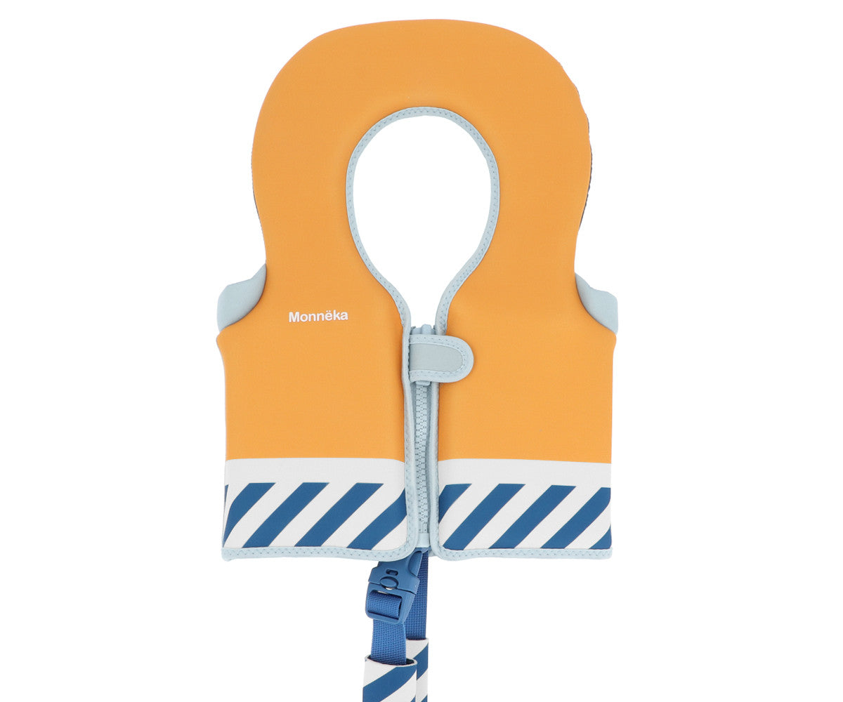 Gilet flottant d'apprentissage Rayures bleues 1-2 ans