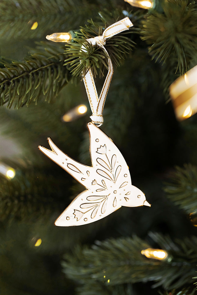 Swallow - Christmas Ornament