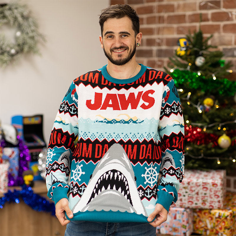 Pull de Noël les Dents de la Mer