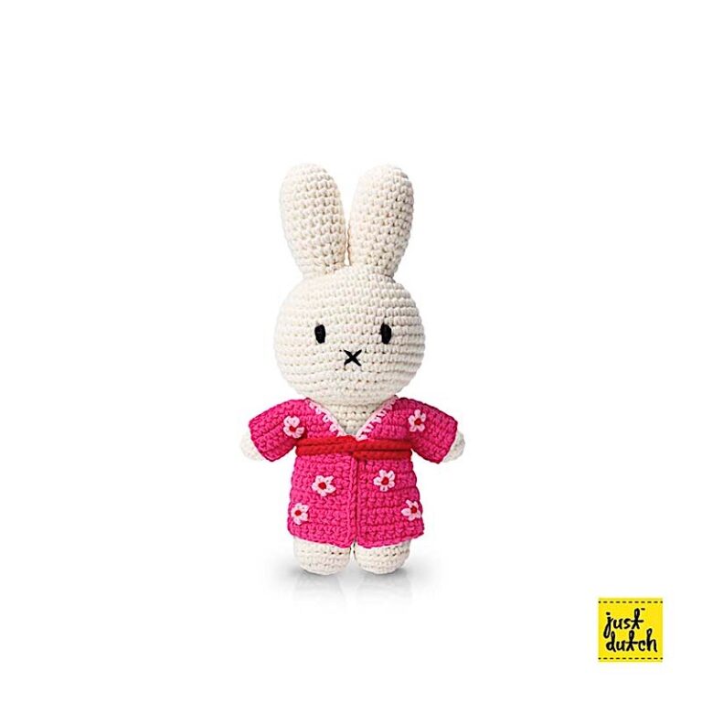 Miffy the Rabbit Crochet Plush - Multicolored Dress