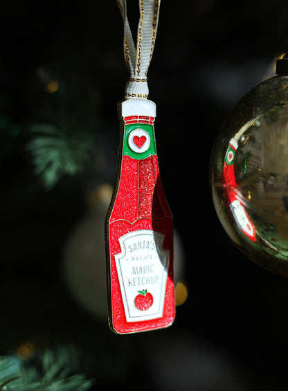 Santa’s Ketchup - Christmas ornament