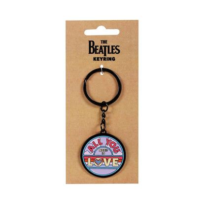 The Beatles All You Need is Love Keychain