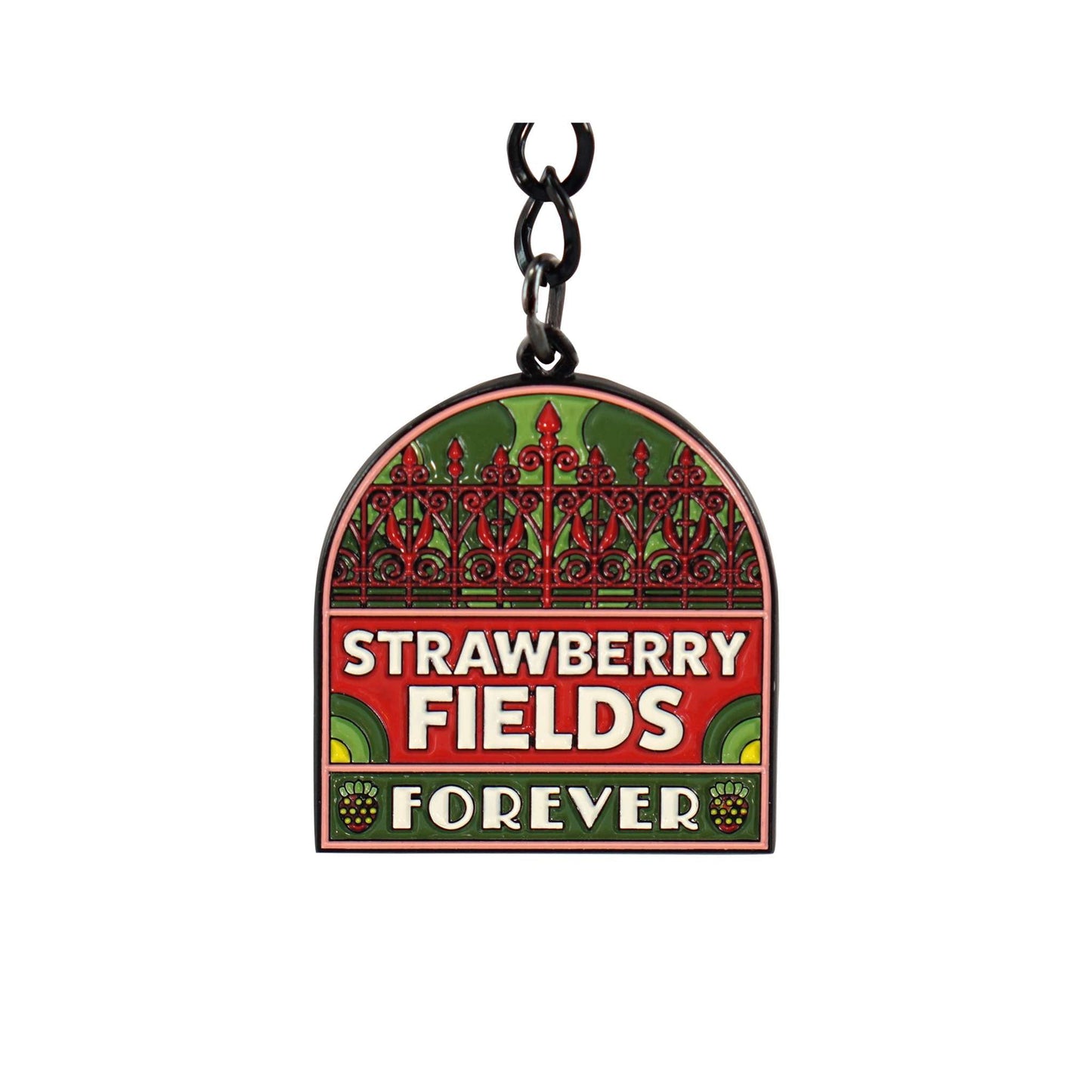 The Beatles Strawberry Fields Keyring
