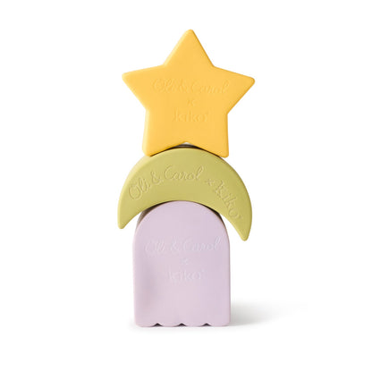 3 Geometric Figures Star Baby Stacking Toy Blocks