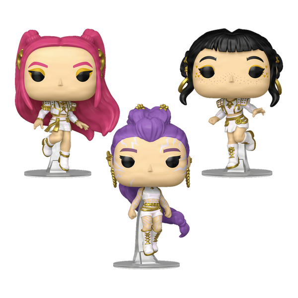 Funko KPop Demon Hunters HUNTR/X (What It Sounds Like) Bundle