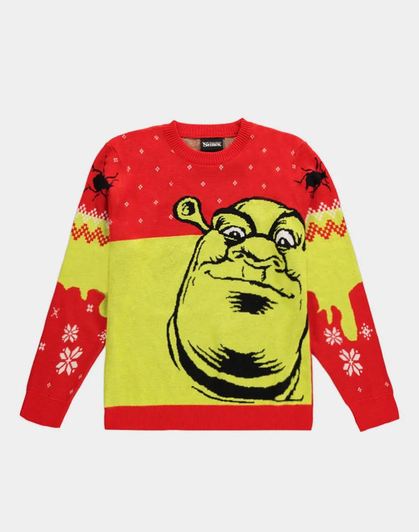 Shrek kersttrui 
