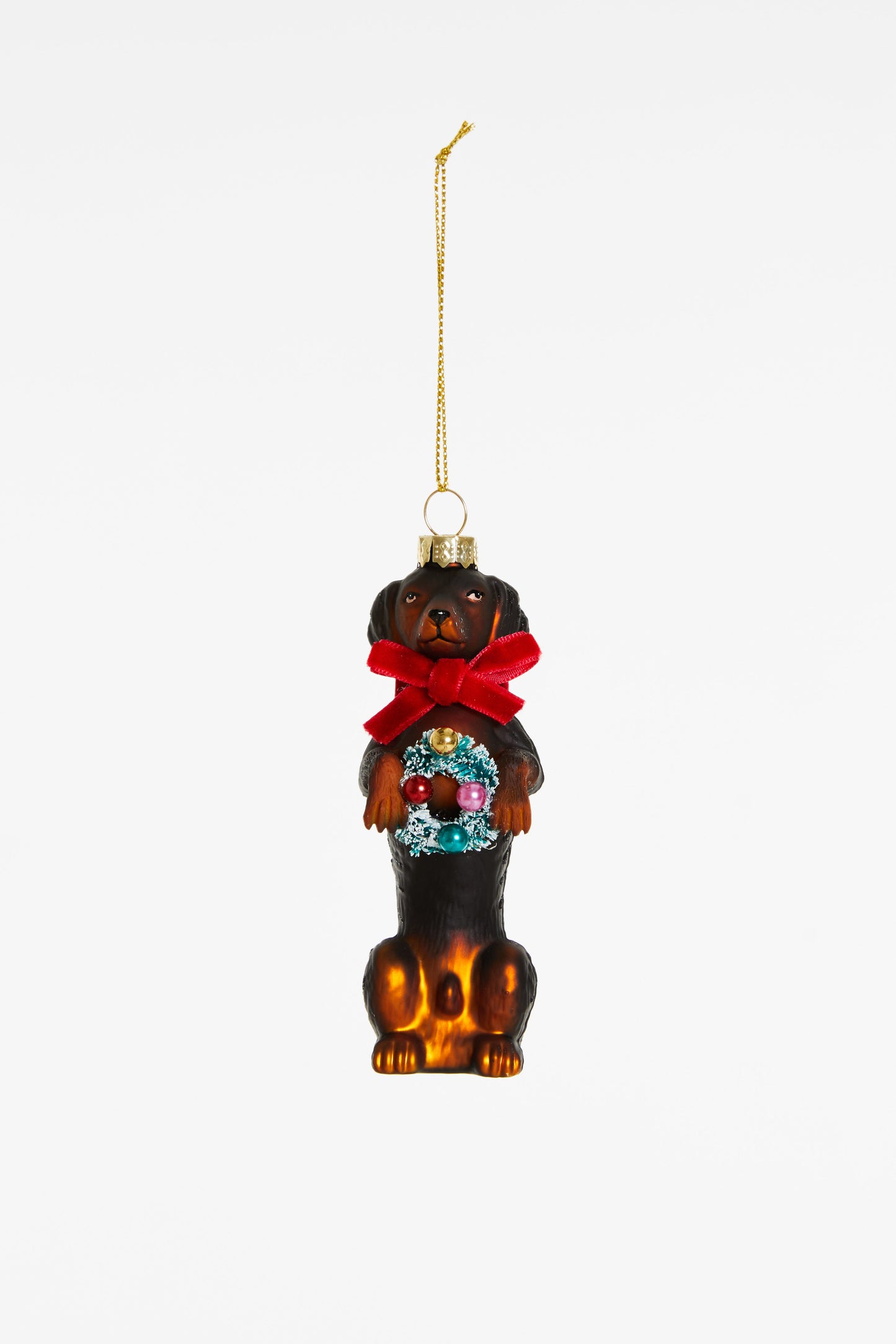 Boule de Noël Teckel de Noël
