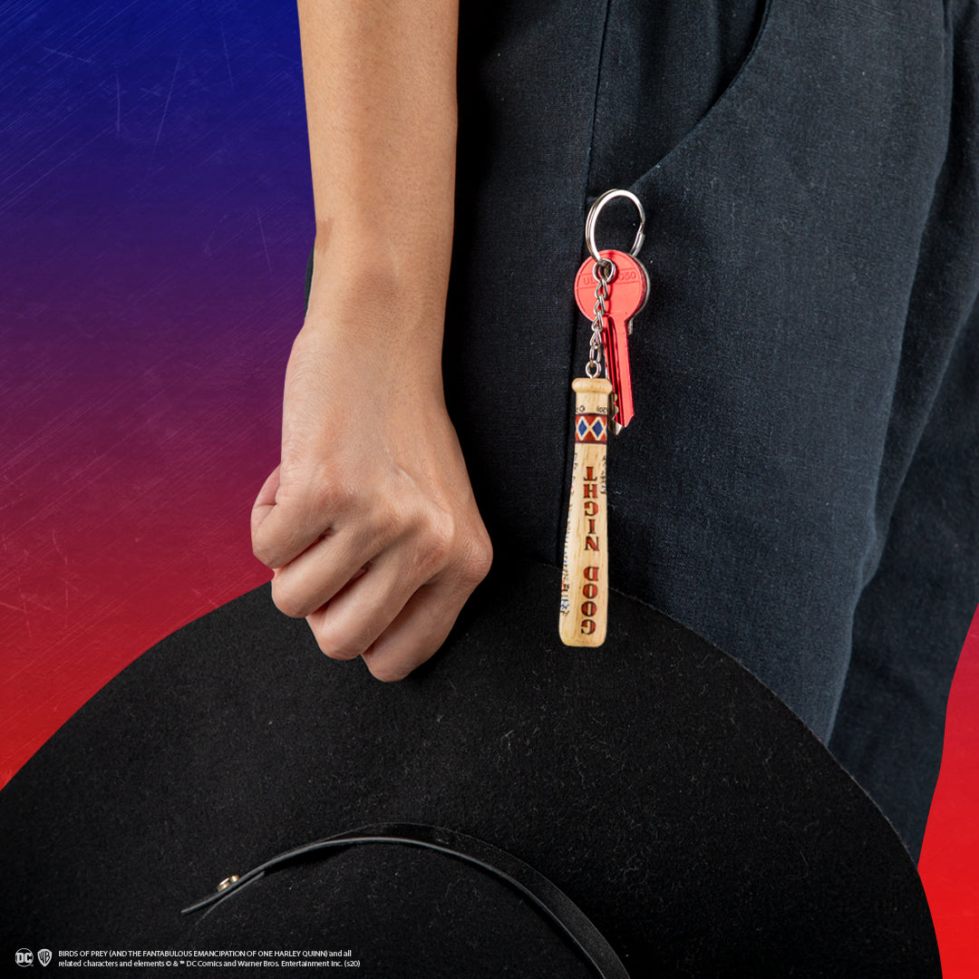 *Harley Quinn Baseball Bat Keychain