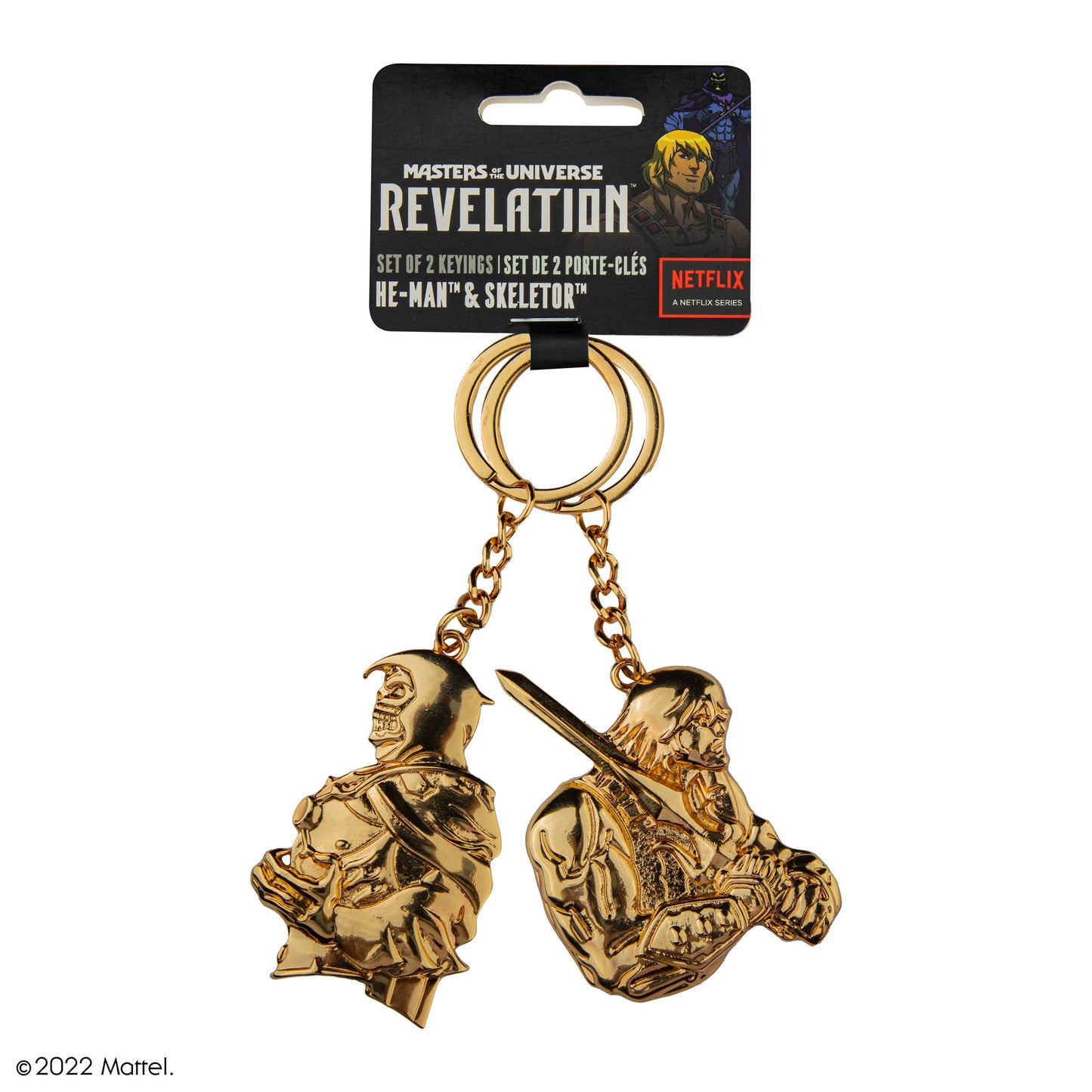 *Set de 2 porte-clés Musclor et Skeletor