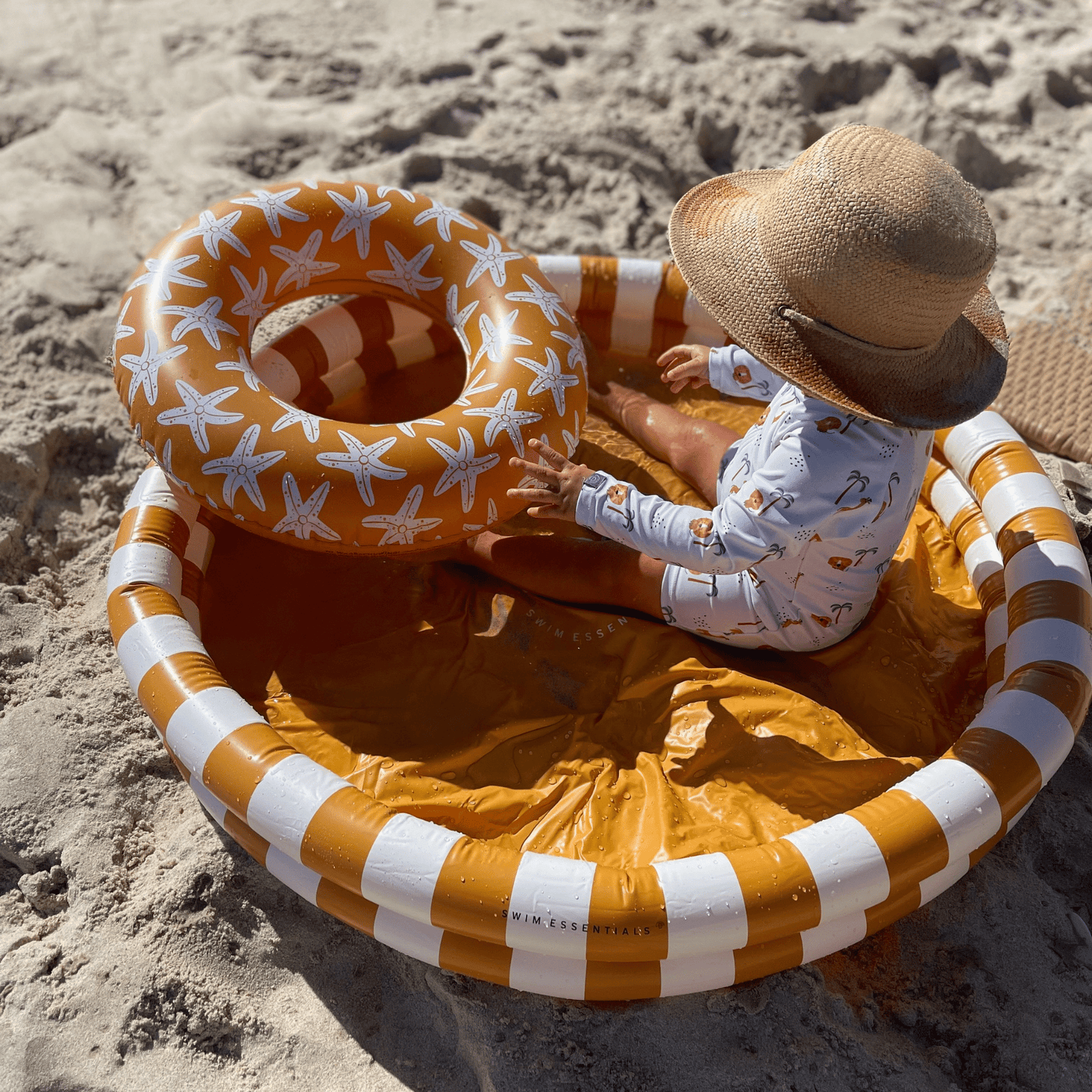 Kids Pool - Yellow/White - Flow - Ø 100 cm
