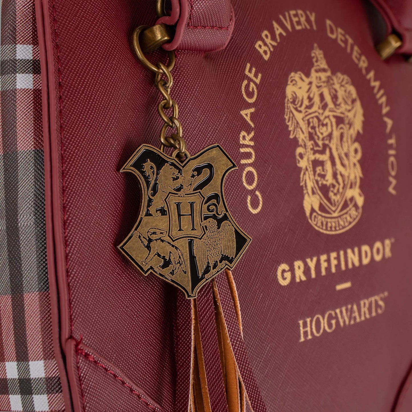 Harry Potter Luxury Plaid Handbag - Gryffindor