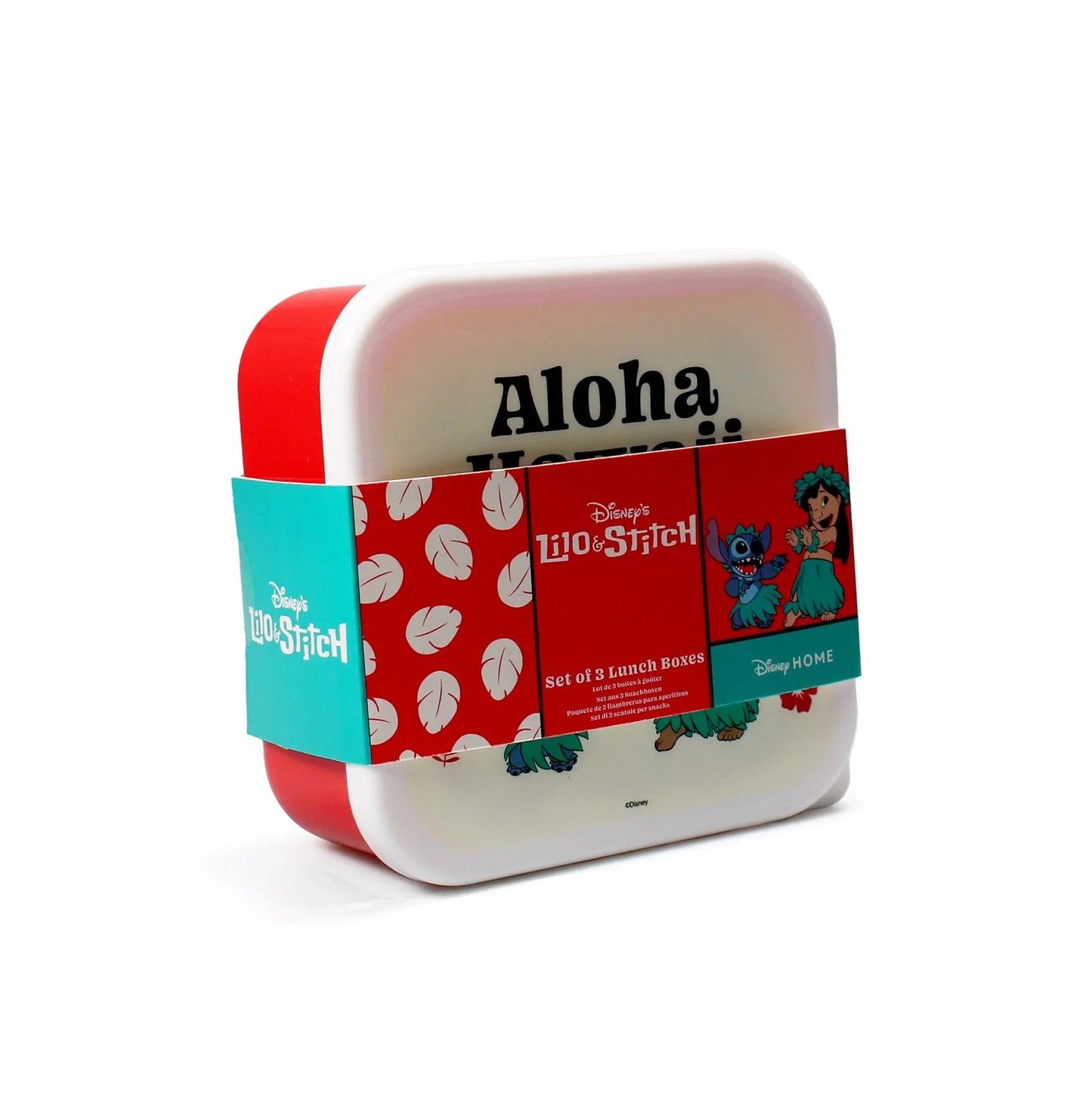 Set of 3 Disney snack boxes - Lilo and Stitch