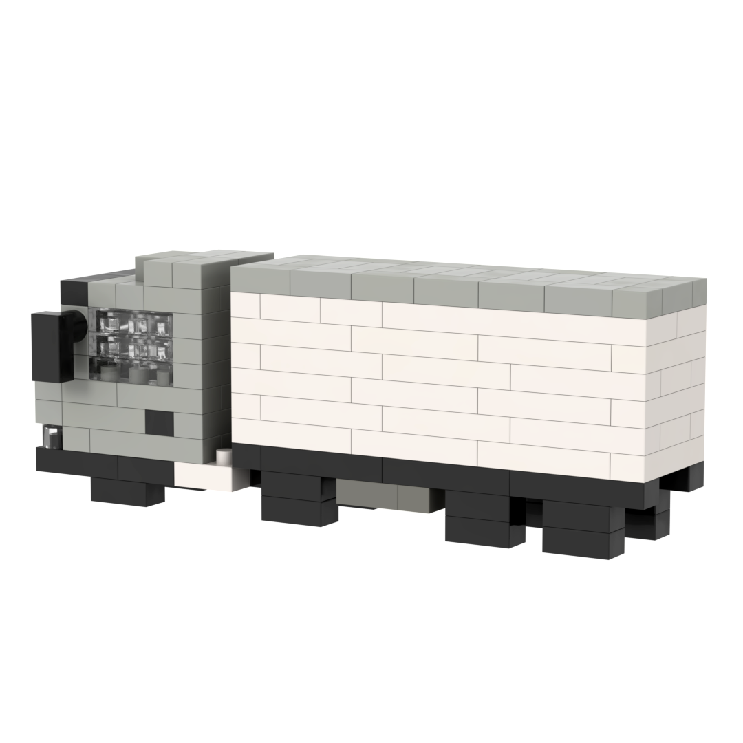 BRIXIES Postkarte LKW