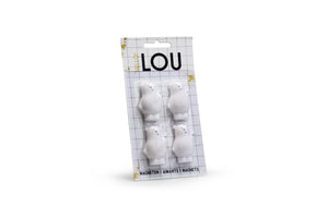 Set de 4 Magnets Ours Lou