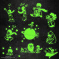 Autocollants Phosphorescent Le Petit Prince