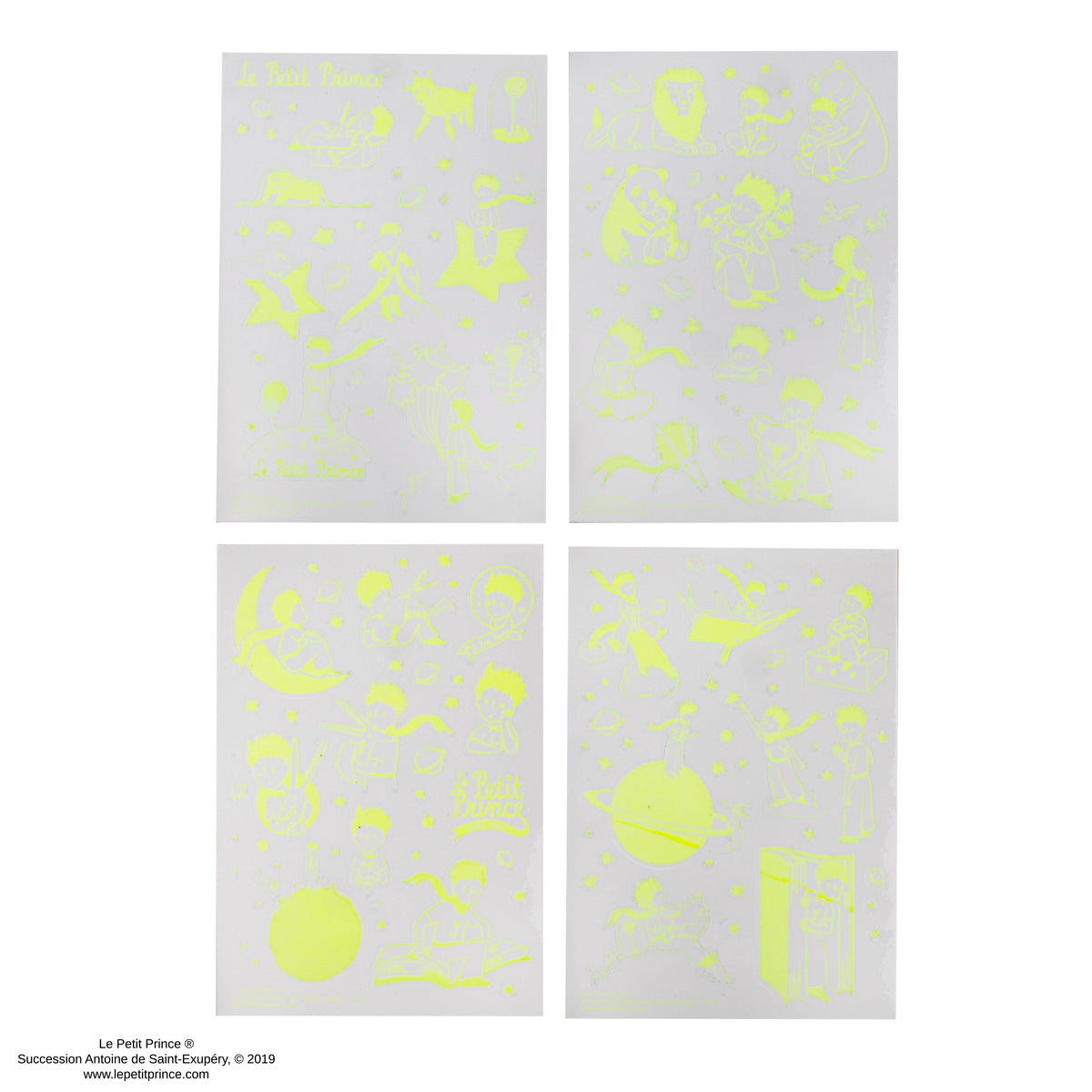 Autocollants Phosphorescent Le Petit Prince