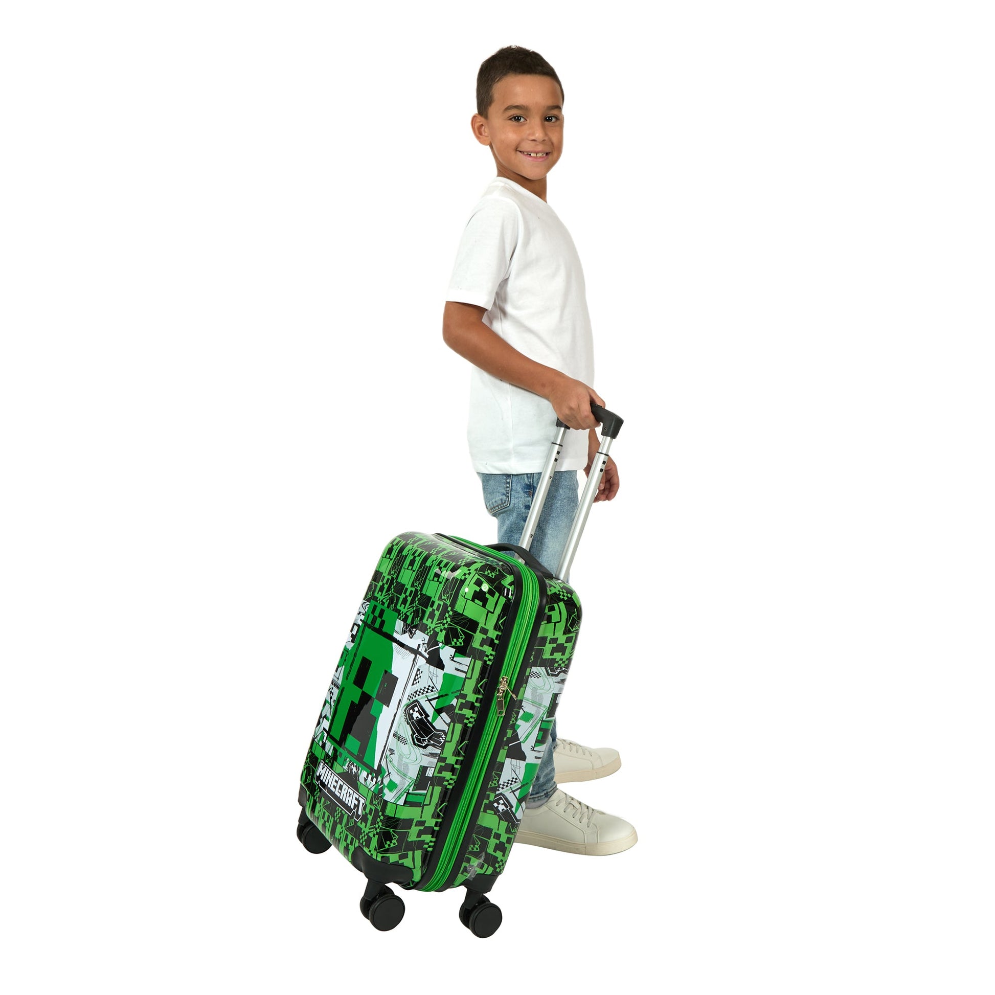 Valise rigide Minecraft Big Face 20 pouces