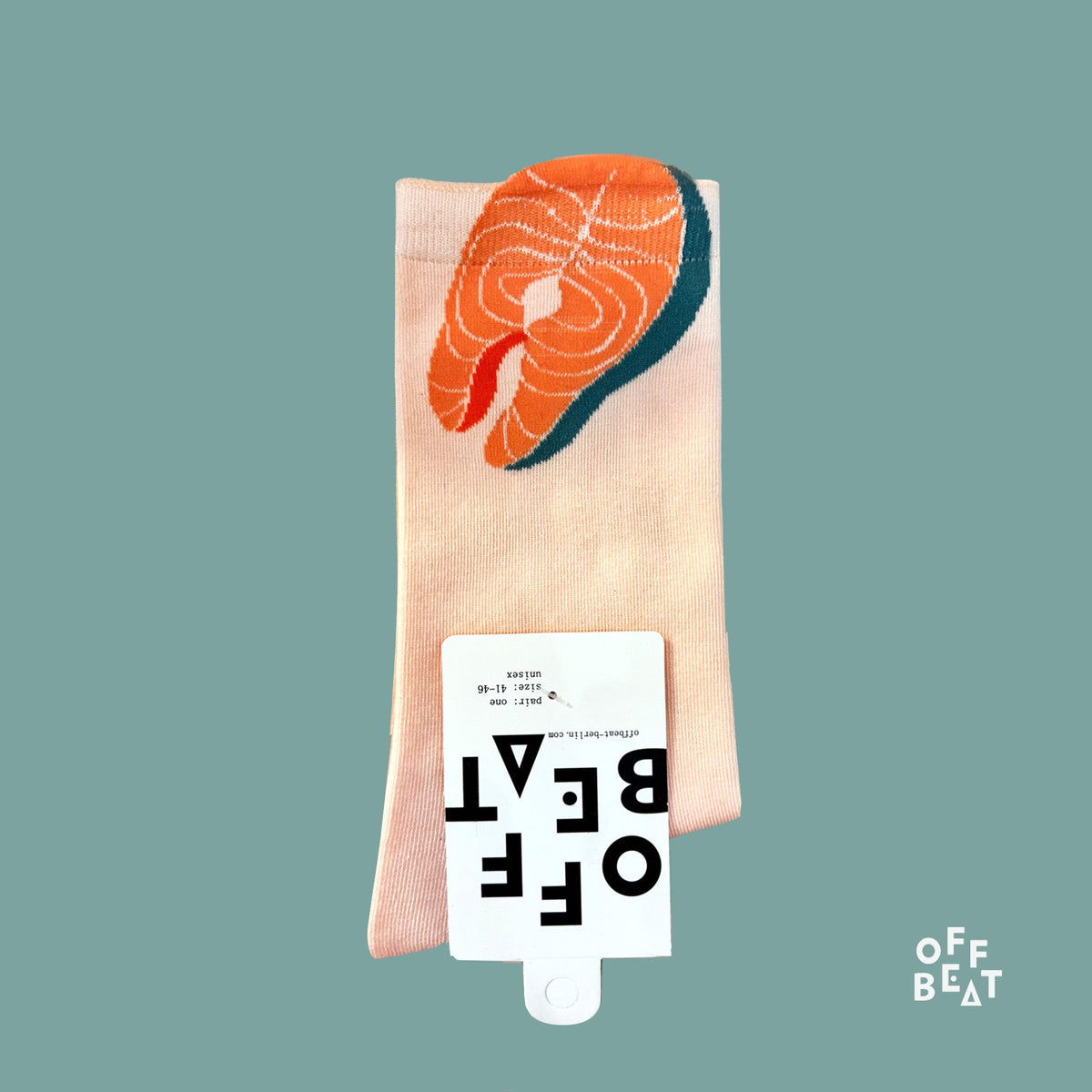 Chaussettes Pop-out Saumon – vue 2