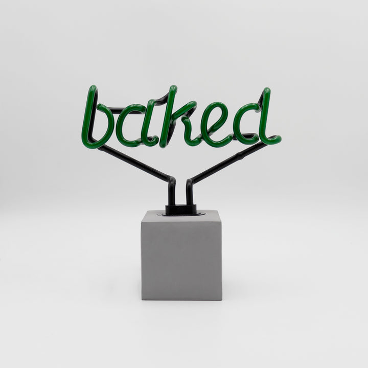 Gebakken neonlamp