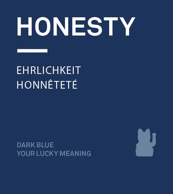 Donkerblauwe gelukskat