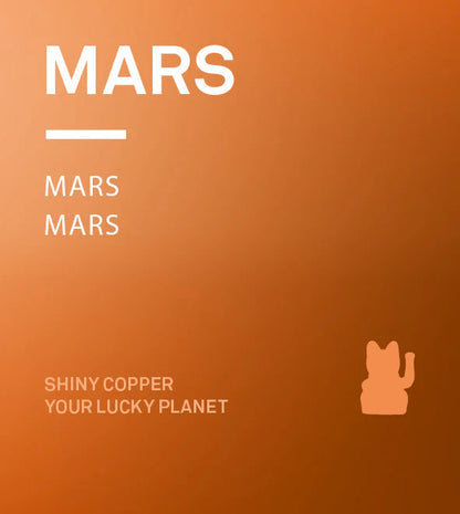 Shiny Copper Lucky Cat - Cosmic Edition Mars