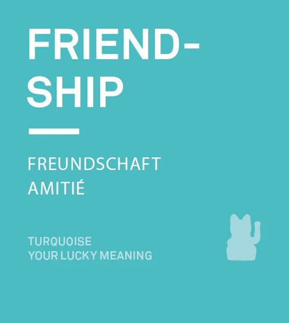 Mug Chat Chanceux Turquoise