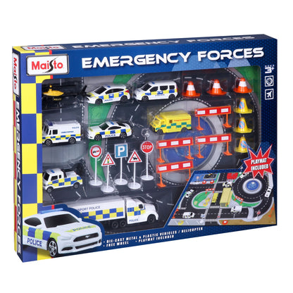 Coffret de jeu Fresh Metal Emergency Force avec tapis de jeu