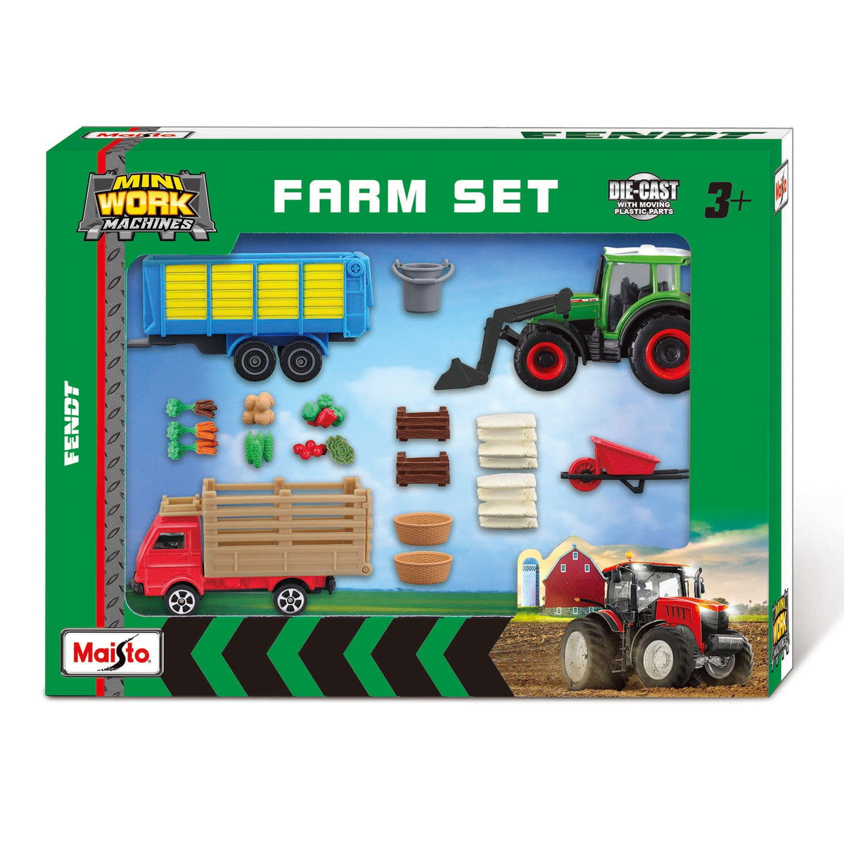 MINI MACHINES DE TRAVAIL - COFFRET FERME FENDT