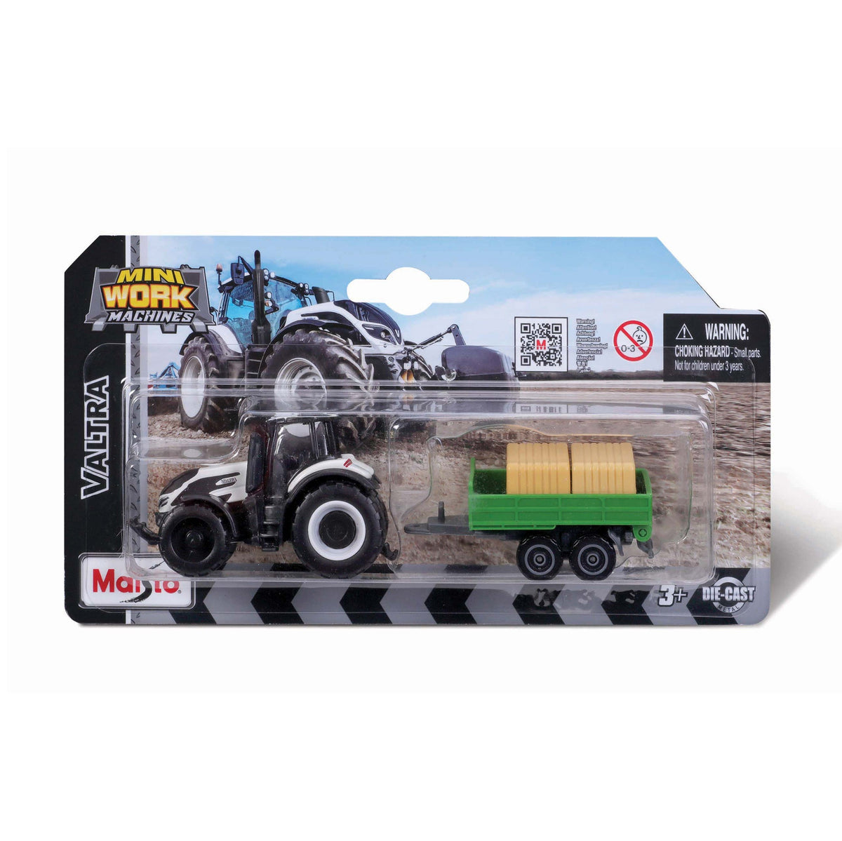 TRACTEUR VALTRA 3" M2/Q AVEC REMORQUE BASCULANTE