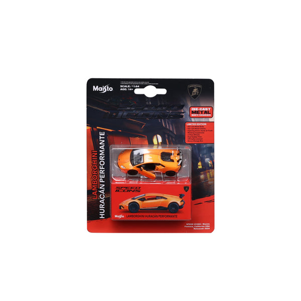 1:64 SPEED ICON LAMBORGHINI HURACAN PERFORMANTE ORANGE