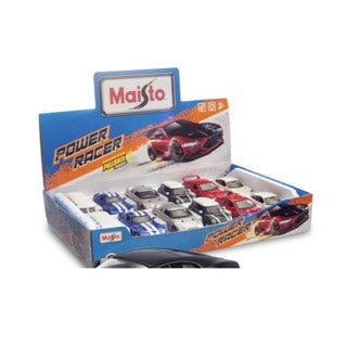FRESH METAL POWER RACER PULL BACK TRAY - ASSORTMENT 3 12PC DISPENSER