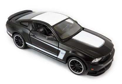 FORD MUSTANG NOIR MAT 1:24