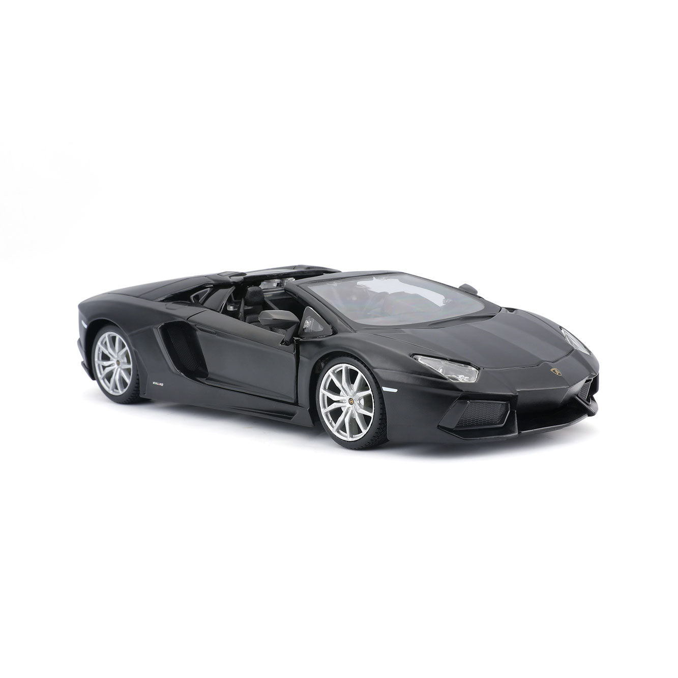 LAMBORGHINI AVENTADOR ROADSTER NOIR MAT 1:24
