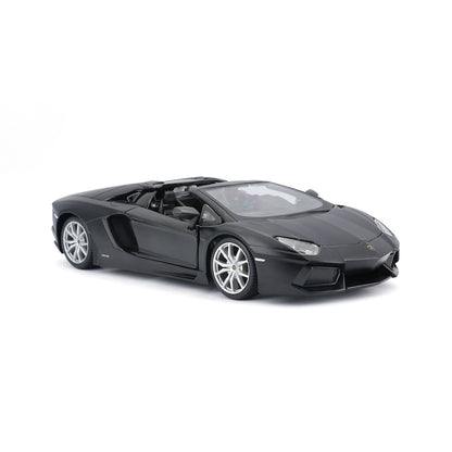 LAMBORGHINI AVENTADOR ROADSTER NOIR MAT 1:24