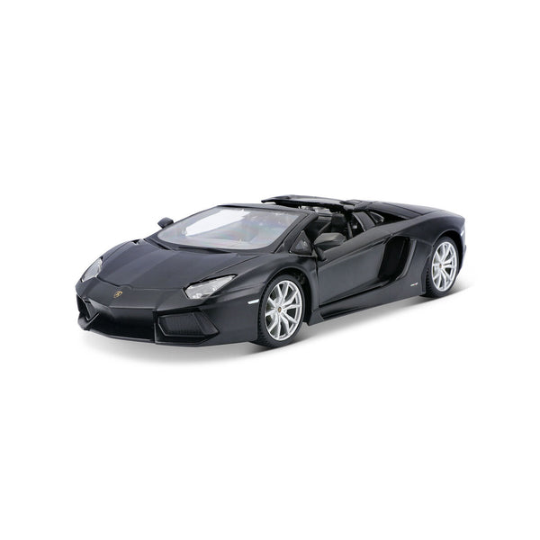 LAMBORGHINI AVENTADOR ROADSTER NOIR MAT 1:24