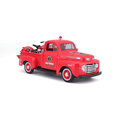 1:24 HARLEY DAVIDSON 1948 FORD F-1 PICKUP WITH 1936 EL KNUCKLEHEAD