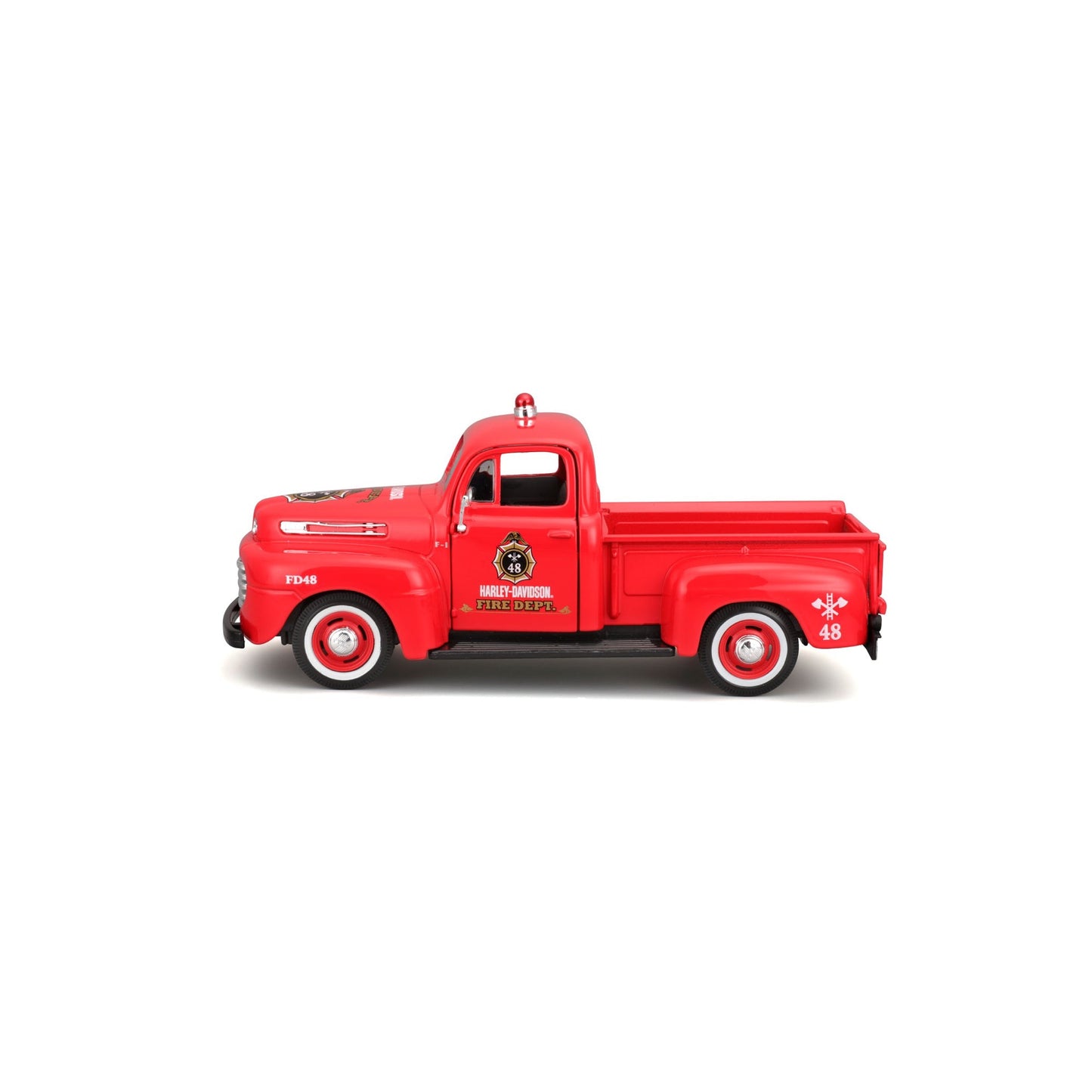 1:24 HARLEY DAVIDSON 1948 FORD F-1 PICKUP WITH 1936 EL KNUCKLEHEAD