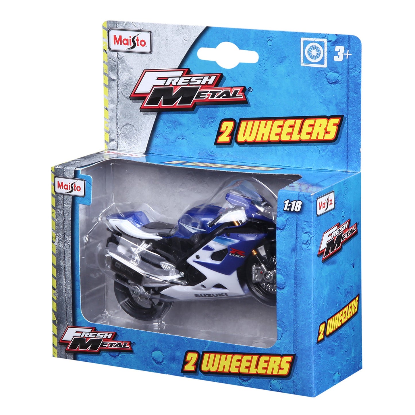 ASSORTIMENT DE MOTO 1:18 - DISTRIBUTEUR 18 PIÈCES