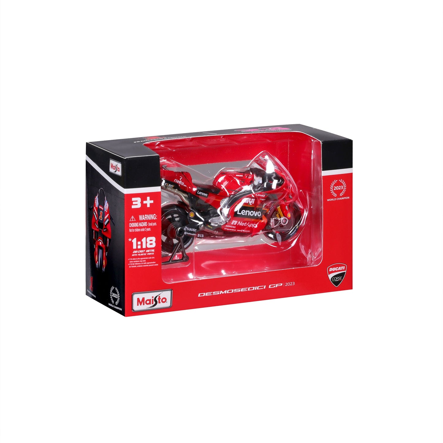1:18 MOTO 2024 DUCATI LENOVO GP RACING (#1 BAGNAIA)