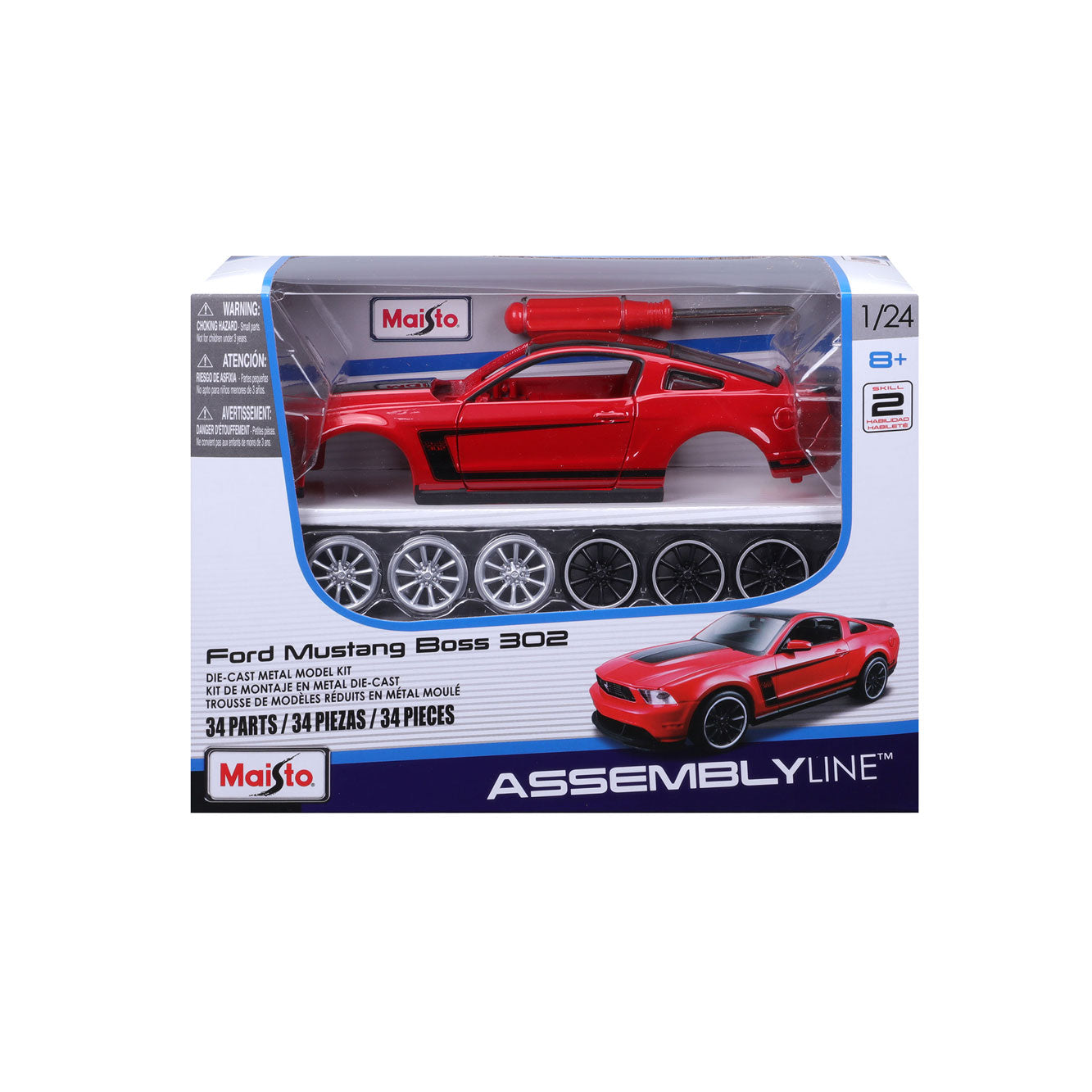 FORD MUSTANG BOSS 302 KIT 1:24