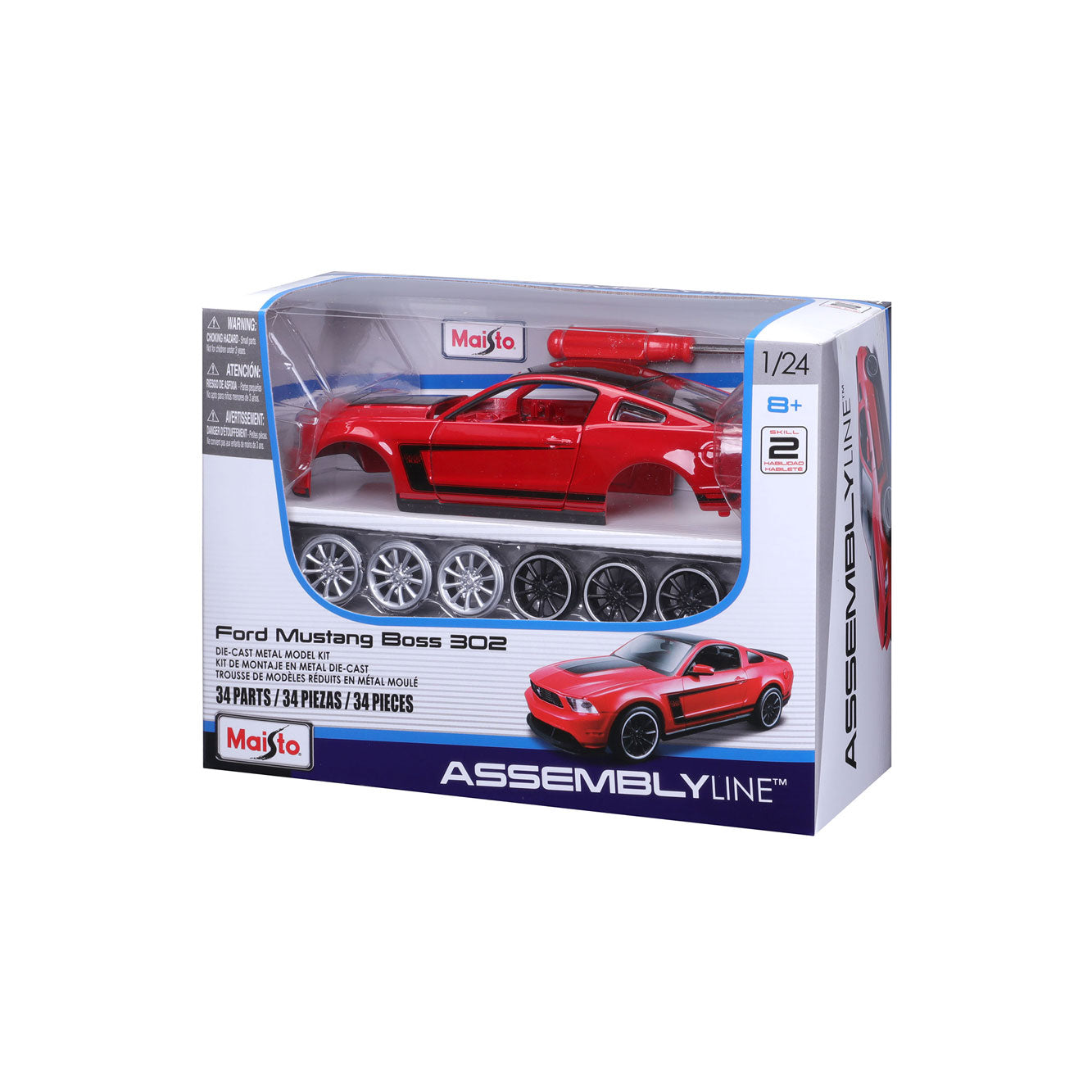 FORD MUSTANG BOSS 302 KIT 1:24