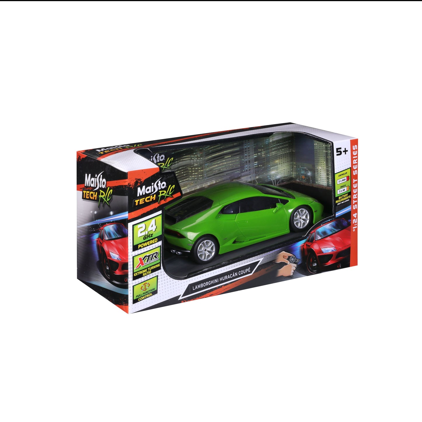 1:24 RC - LAMBORGHINI HURACAN COUPÉ - 2,4 GHz (SANS PILES)